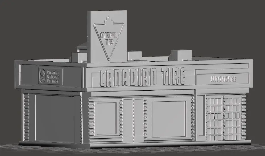 CANADIAN TIRE christmas village