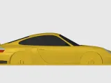 Porsche 911 (996) GT2 Bausatzkarte (Maßstab 1:24)-7