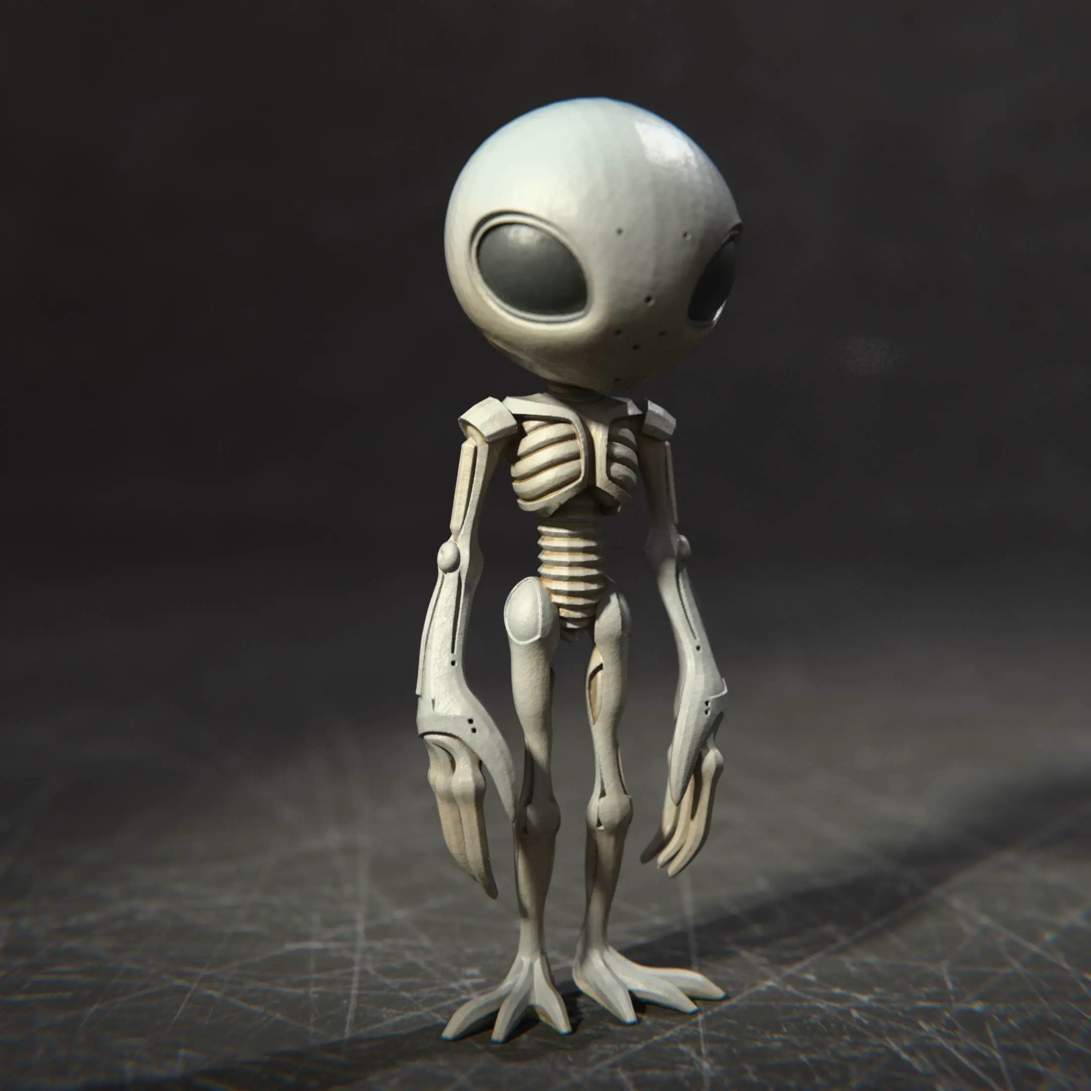 Little Spectre - Creepy Cute Skeletal Creature