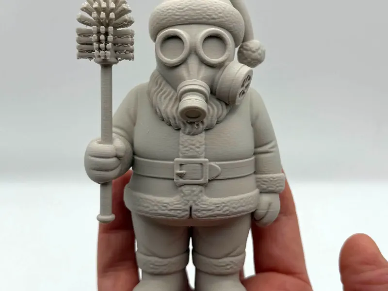 Toilet Brush Santa