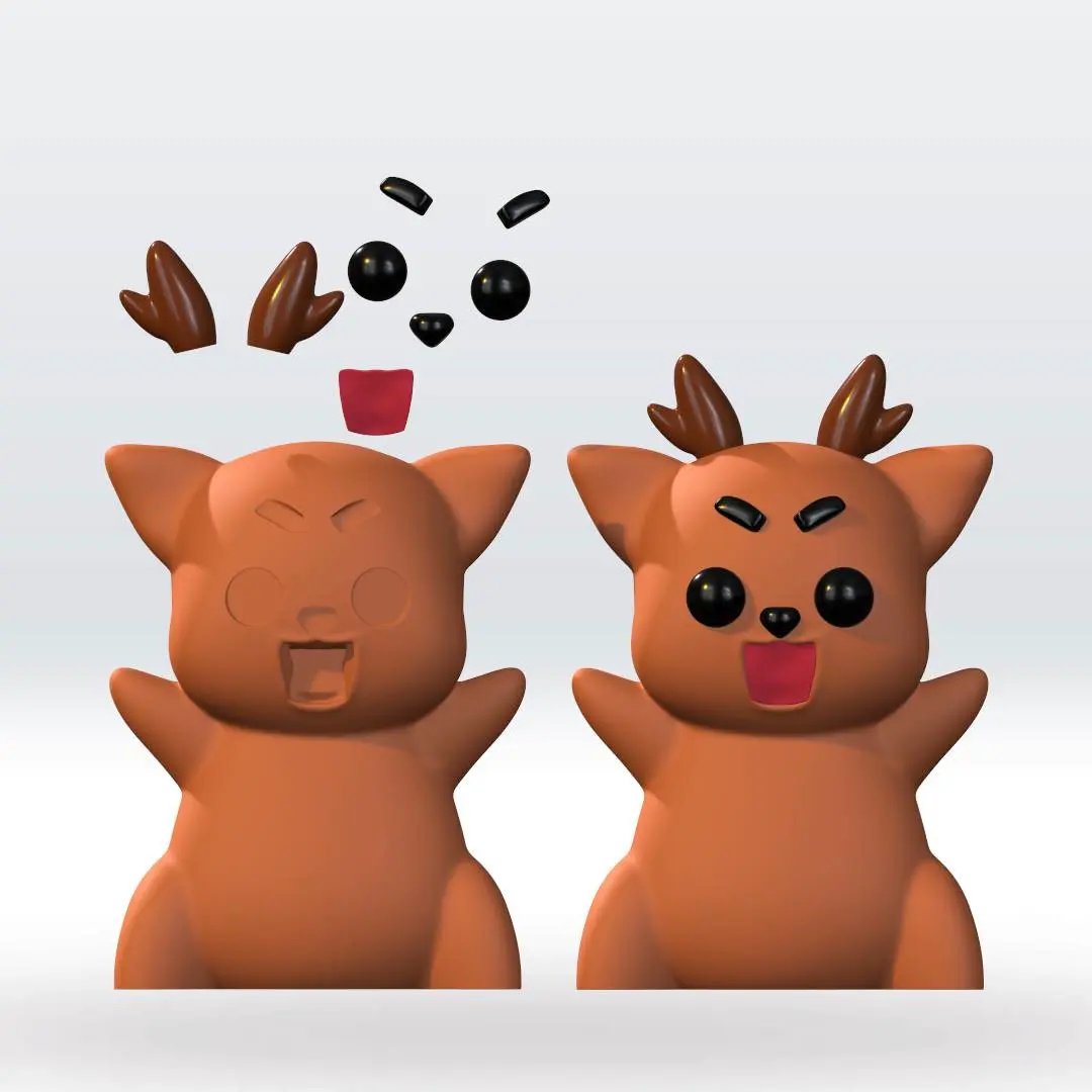 Baby deer 99 Nights in the Forest 3D Model STL Parts