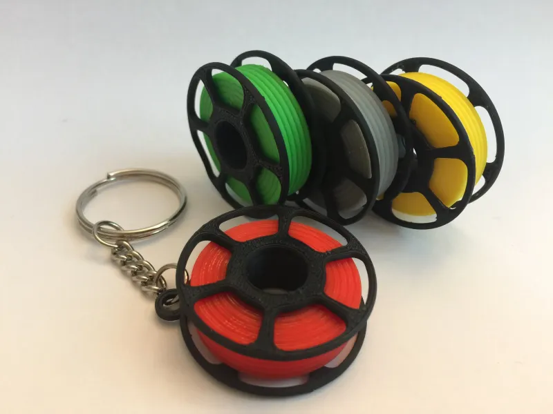 Mini Filamentspulen-Schlüsselanhänger