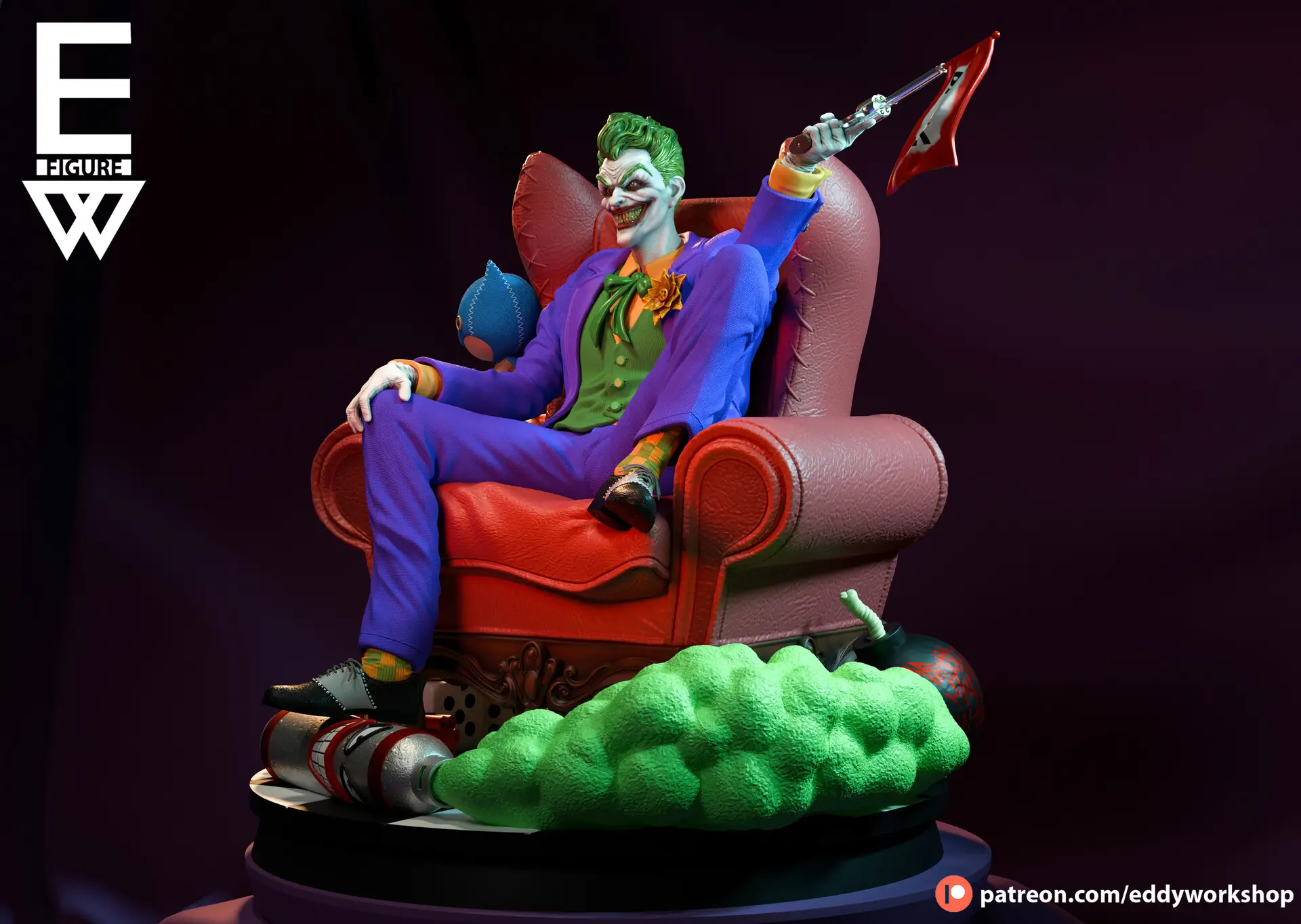 JOKER - 3D STL READY TO PRINT | 3D models download | Creality Cloud