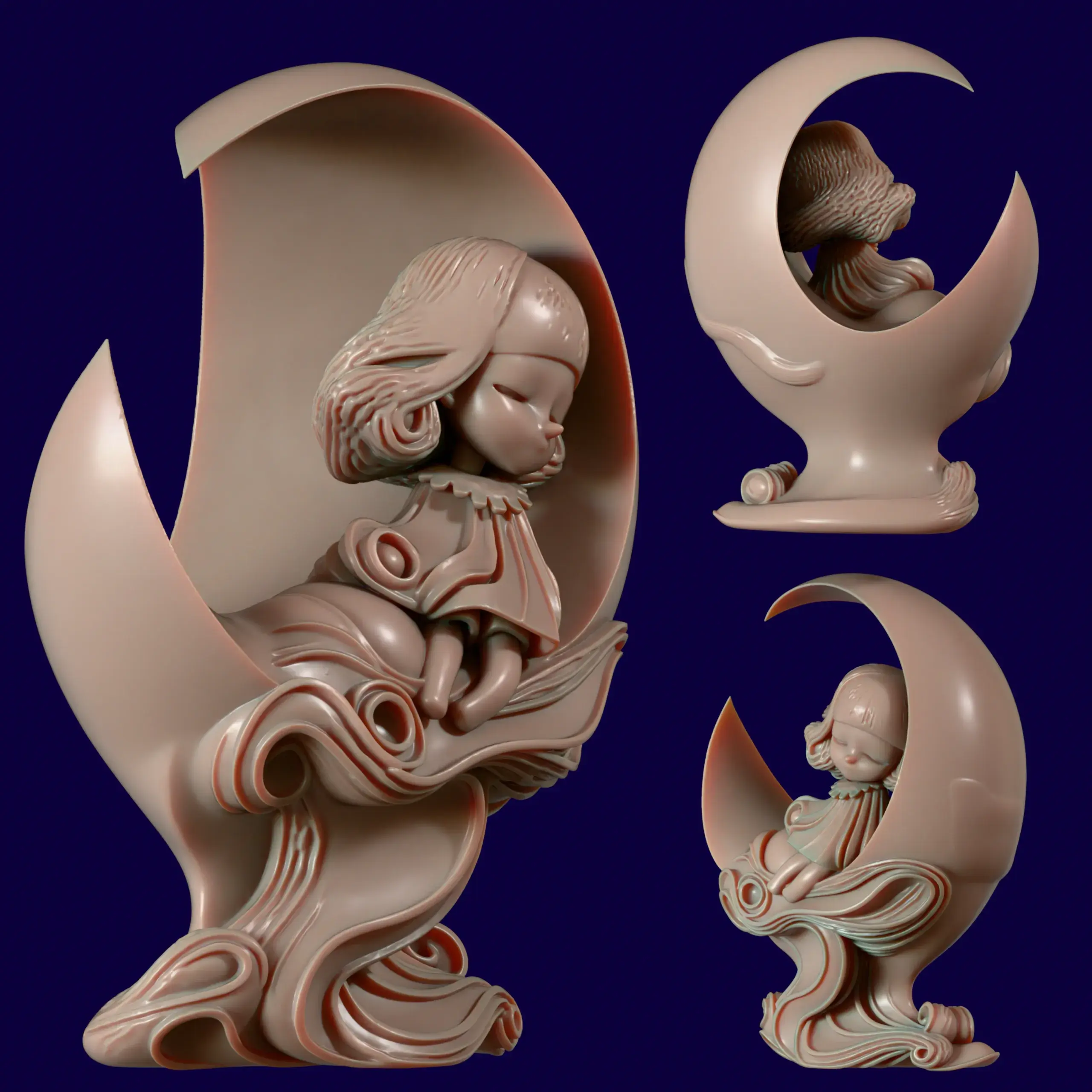Moon Girl Decoration