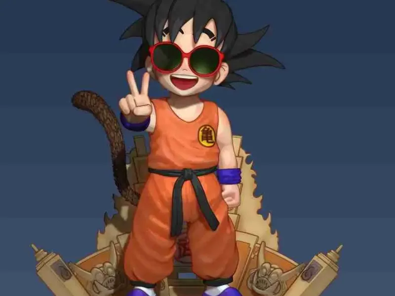 GOKU CON GAFAS DE SOL ROCHI
