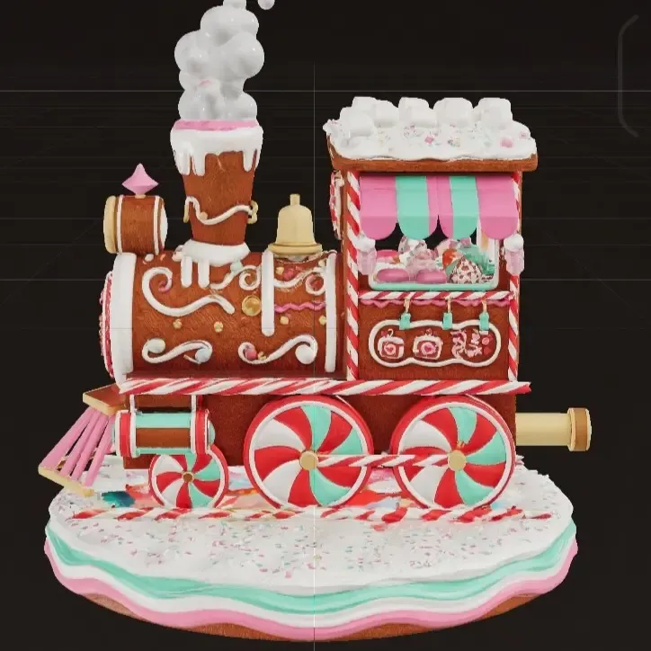 gingerbread train