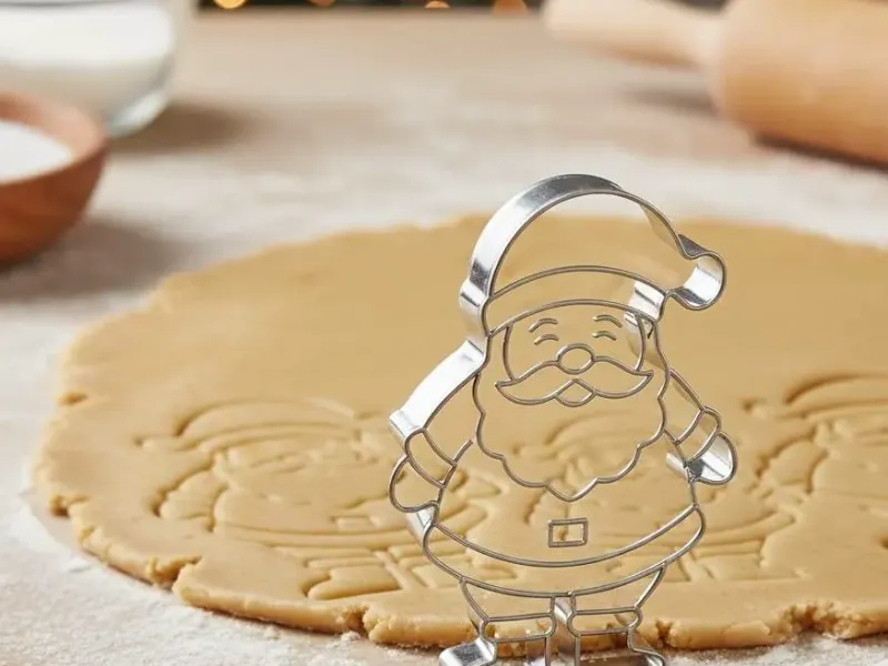 molde de galleta de santa