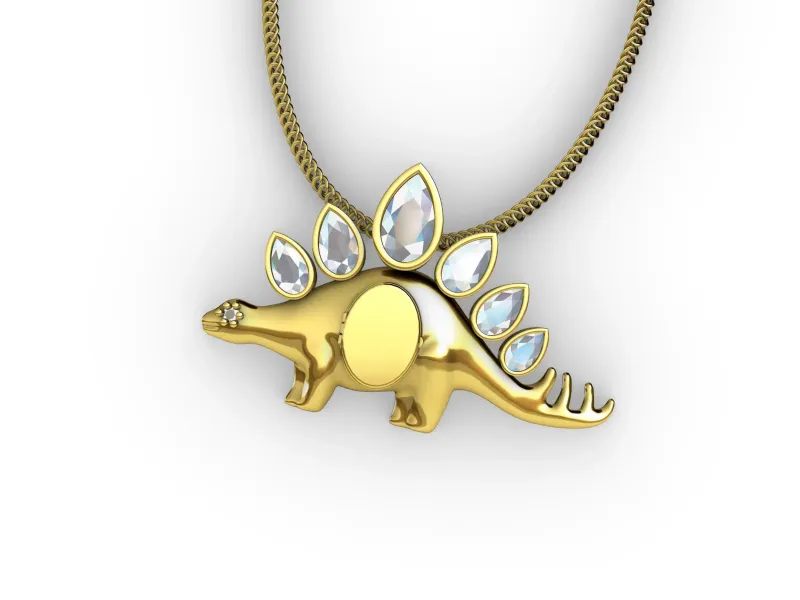 Cute Dino Locket pendant