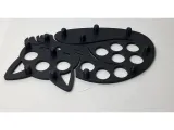 Sleeping cat tattoo ink cap tray-3