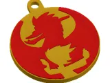 Llavero de Dragon Occidental-0