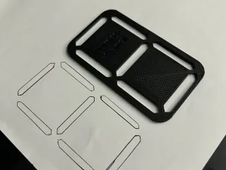 Digital Clock like Number Stencil