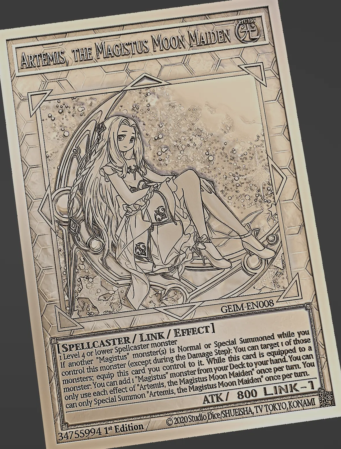 ARTEMIS, THE MAGISTUS MOON MAIDEN - YUGIOH
