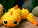 Articulated Puffer Fish - Cute Fidget Toy-0