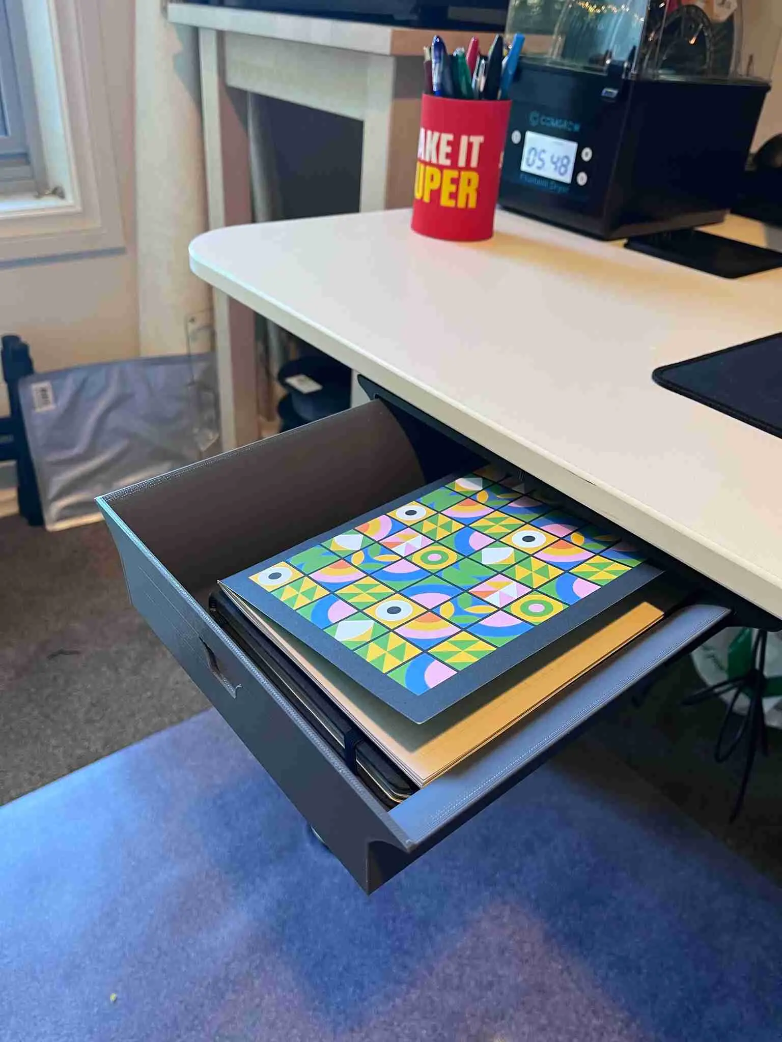 UNDER DESK STORAGE DRAWER