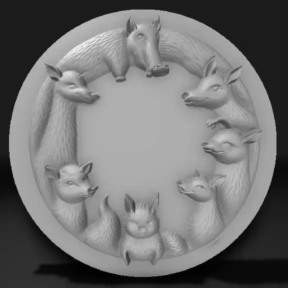 un cerc de animale