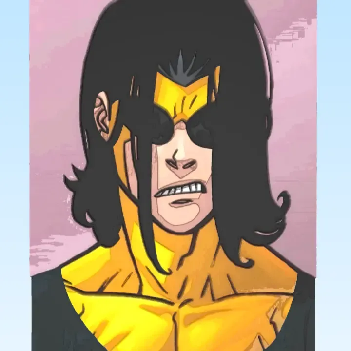 Invincible long hair Mark Art 🦸