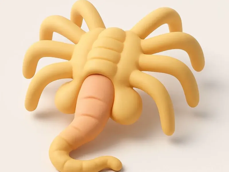 Cute little face hugger