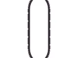 Extruded Profiles Ribbed Oval Closet Rod-1
