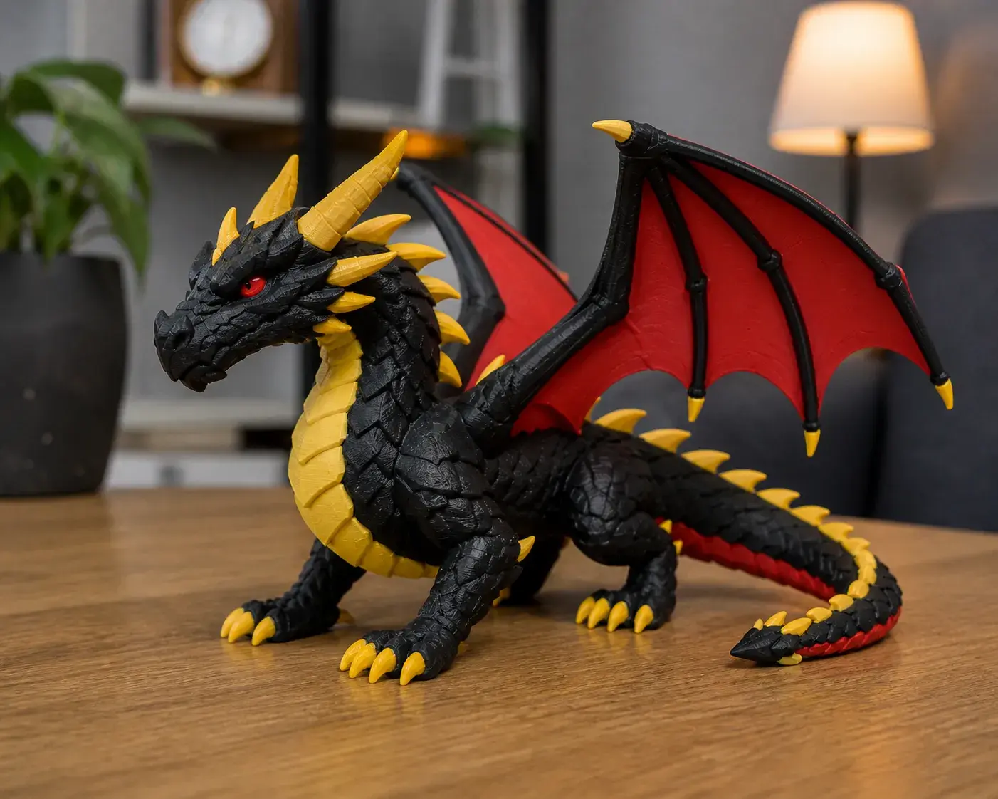 3D Printed Dragon For Showcase Decoration !!