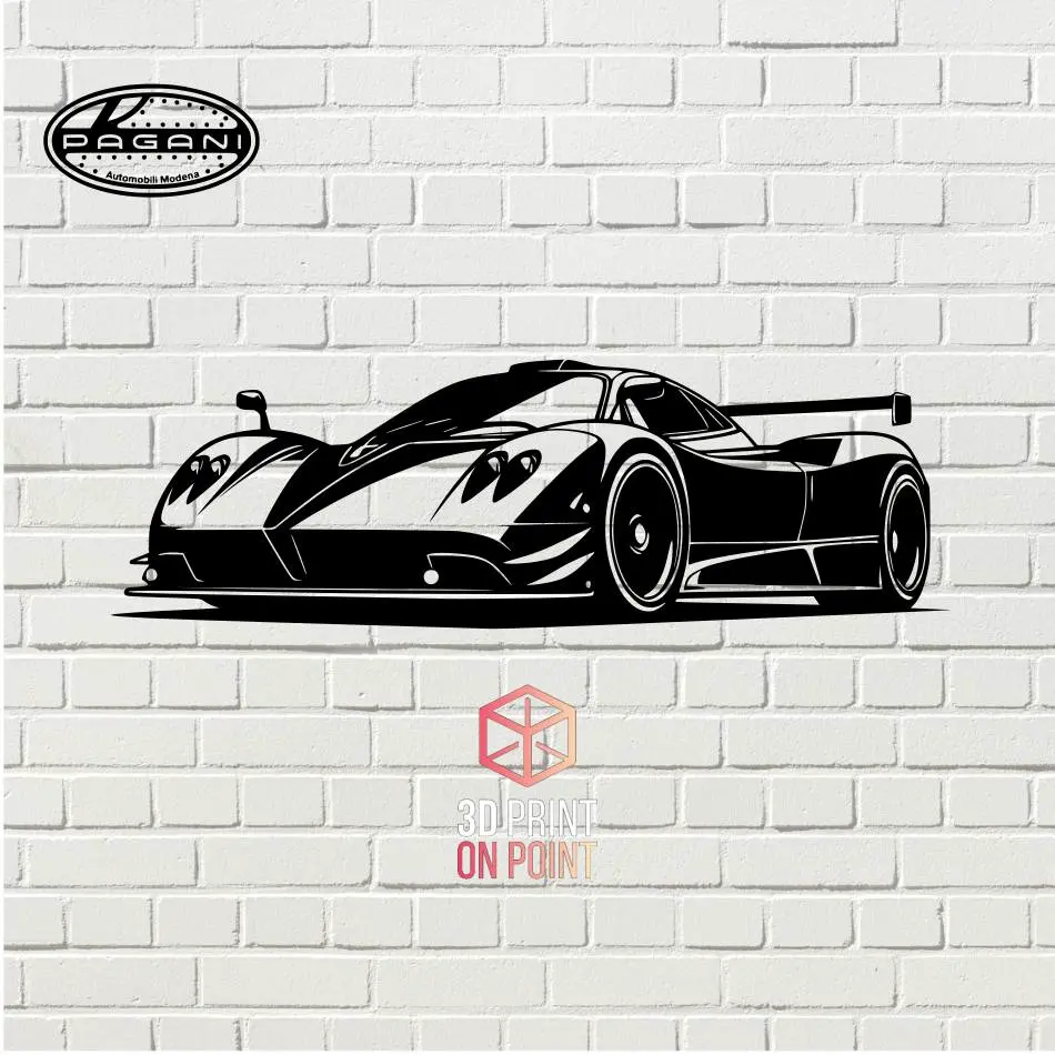 PAGANI ZONDA - 2D WALL ART #2
