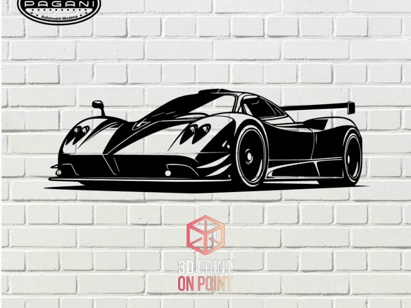 PAGANI ZONDA - 2D WALL ART #2