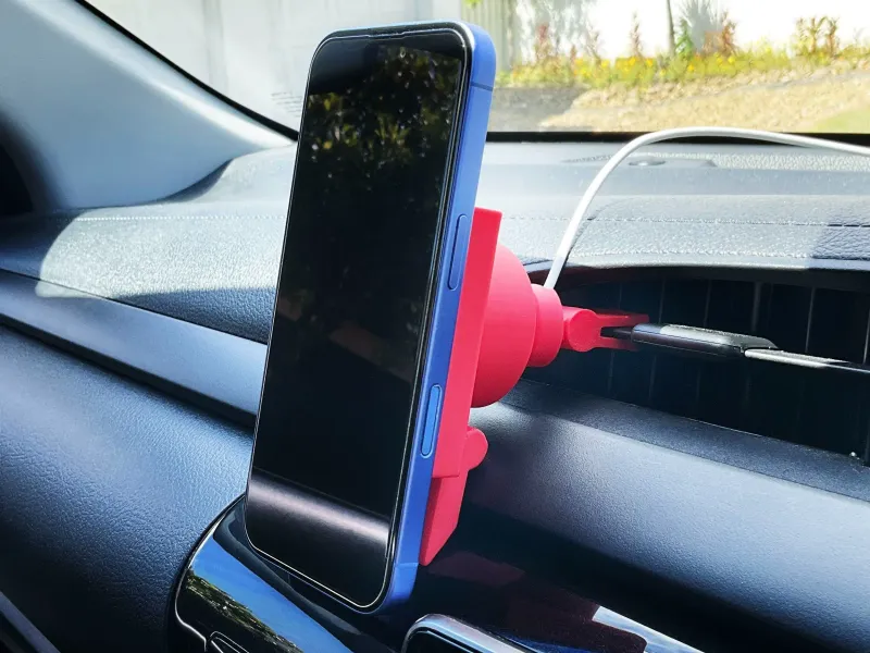 Автомобильный держатель для телефона MagSafe с поворотным креплением