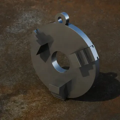 DIVIDING PLATE KEYCHAIN


