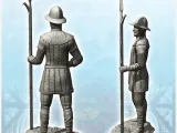Medieval warrior in plain armor with spear (32) - miniatures-3