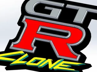GT-R Front Badge Logo