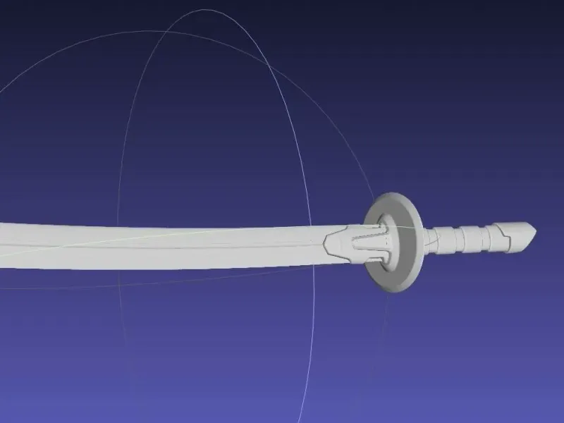 3D-Printable Asterisk War Toudou Sword And Sheath