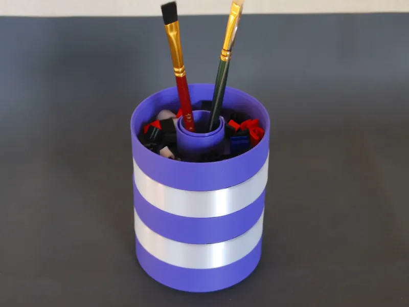 Parts Tower with Stacking Parts Cups
