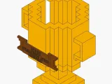 Minecraft Style Trophy - Low Support & Customizable-1