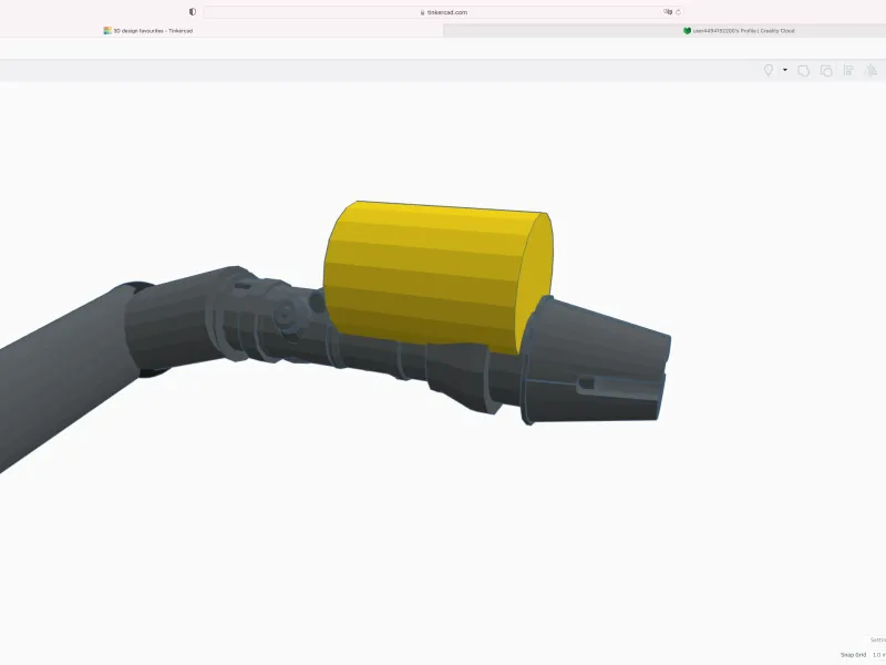 acid blaster arm