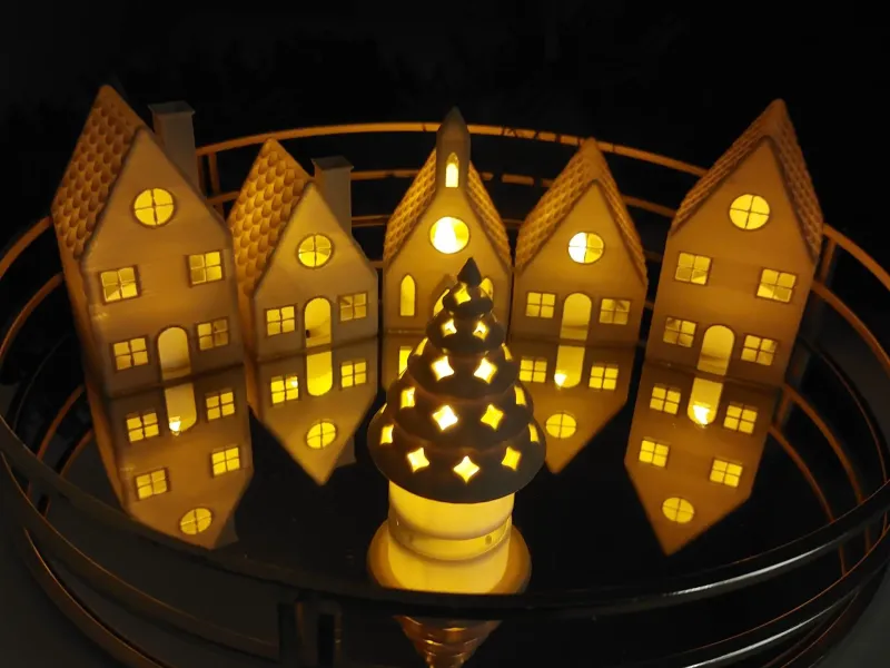 Tea Light Houses