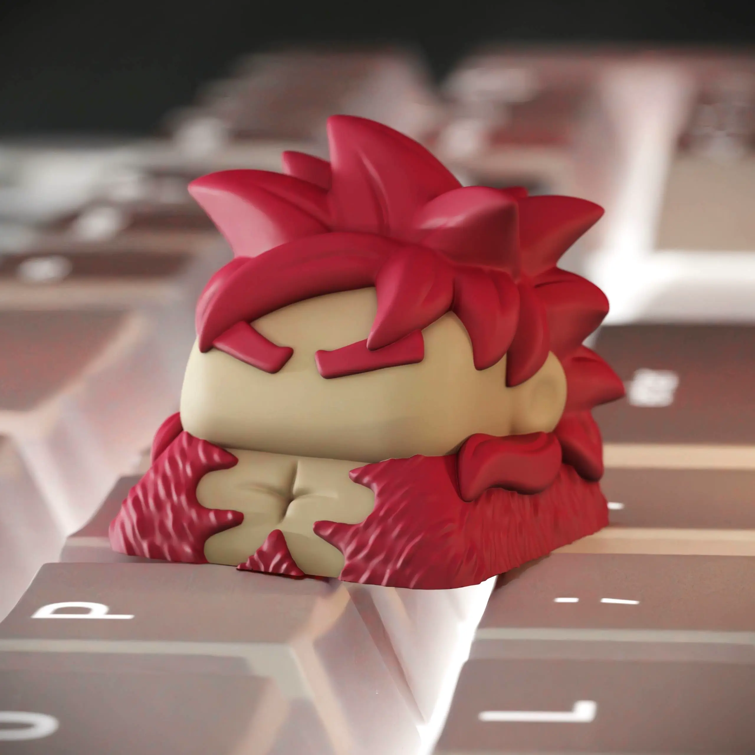 Goku SSJ4 Daima keycap - Mechanical keyboard