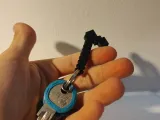 Minecraft hoe keychain-0