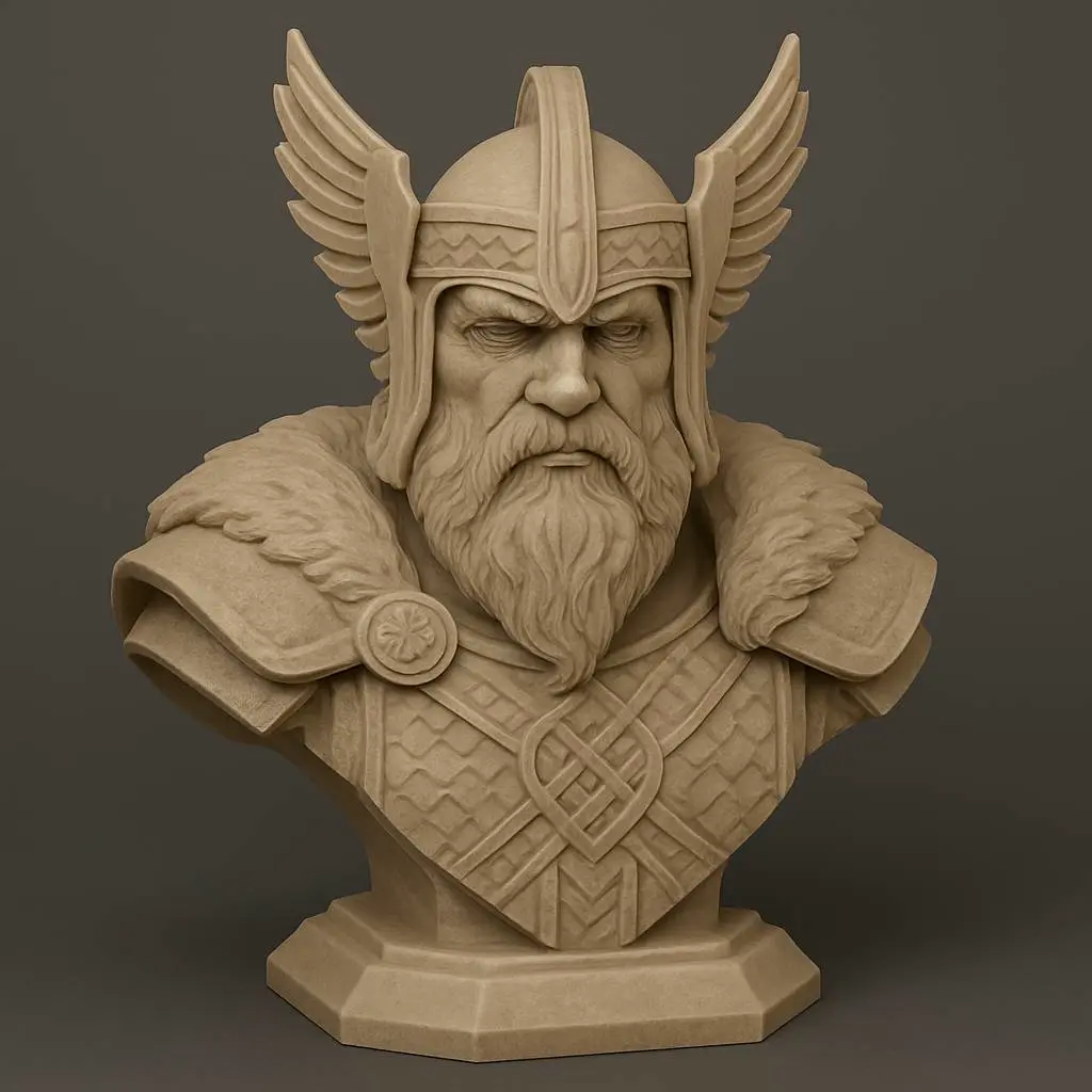 3D Printer Files | 3MF File | Viking warrior AI