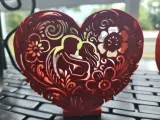 Valentines love lamp-0