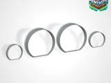 BMW E46 GAUGE RINGS – INSTRUMENT CLUSTER-5