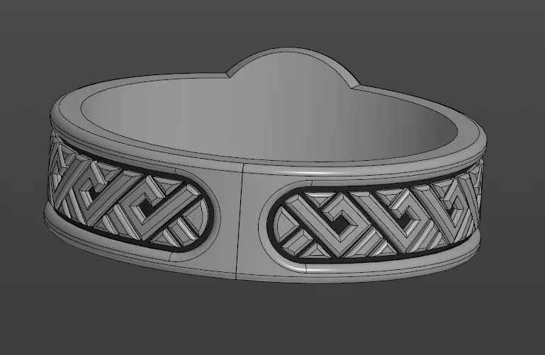 Rune ring (othala and soulu)