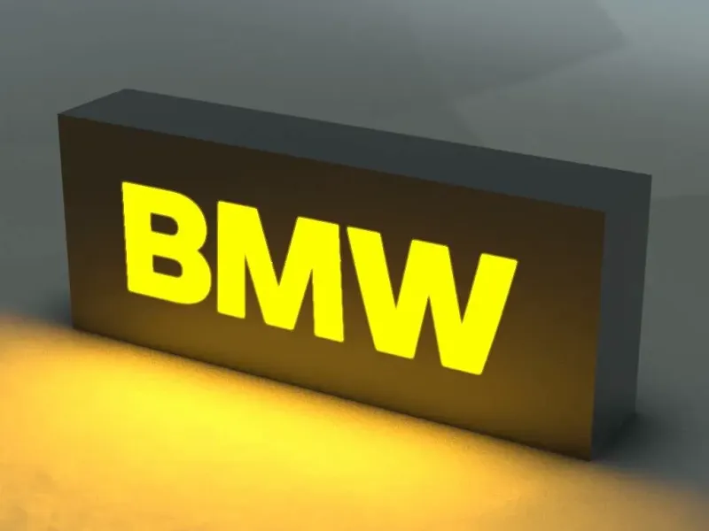 BMW Logo Lamp Graphic Illuminator