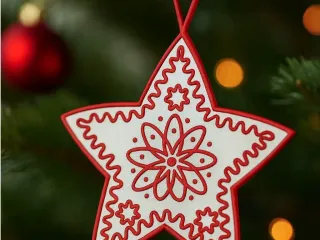Christmas ornament, tree bouble.