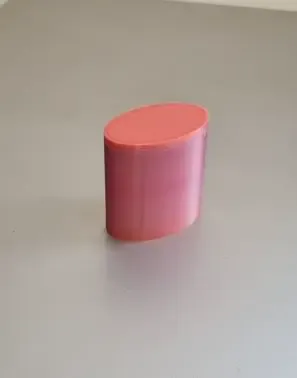 Oval Container Jar with Lid
