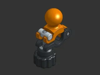 Quick Release Tube Clamp for 24mm Ball Mount
