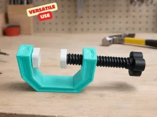 Strong Clamp – Practical 3D Printed Helper (No AMS needed!)