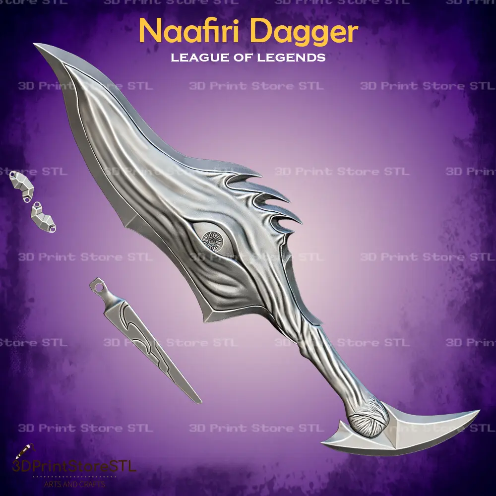 Naafiri Dagger Cosplay League Of Legends - STL File