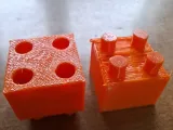 Simple Lego block 2×2-3