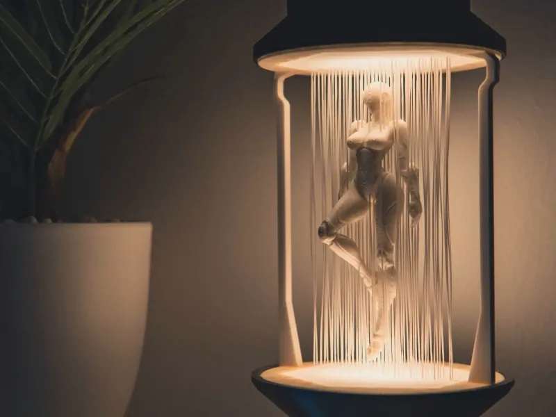 Ukiko - The Floating One / String Lamp