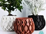 Pot de fleurs "Bellvere" | Jardinière + bac de drainage STL à imprimer en 3D-2