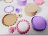 Cupcake & 2 Cakes Modular Set-2